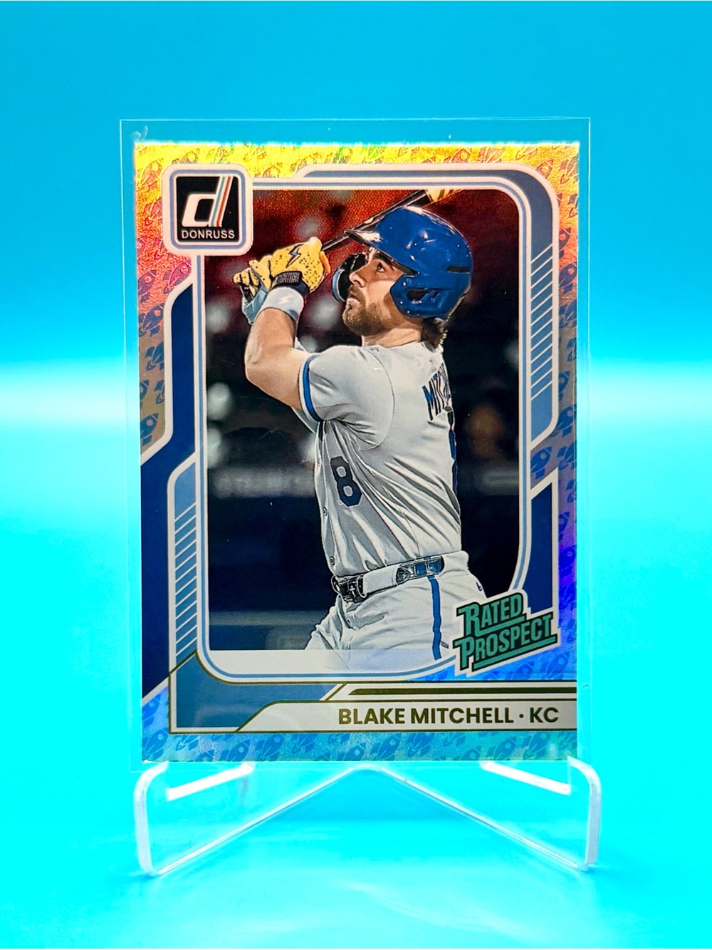2026🔥BLAKE MITCHELL🔥Rockets Foil Refractor Rated Prospect! 😮 #126
